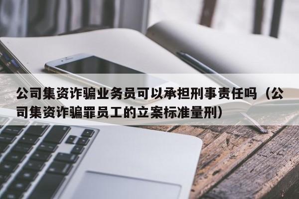 公司集资诈骗业务员可以承担刑事责任吗（公司集资诈骗罪员工的立案标准量刑）