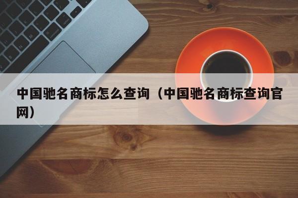 中国驰名商标怎么查询（中国驰名商标查询官网）