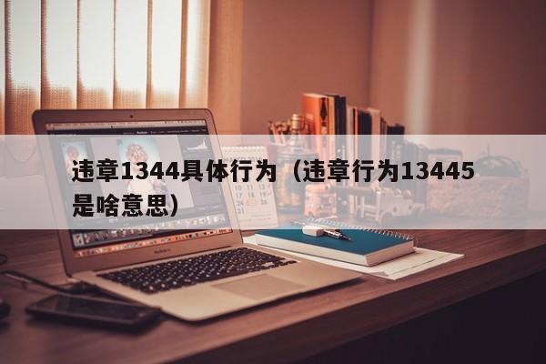 违章1344具体行为（违章行为13445是啥意思）