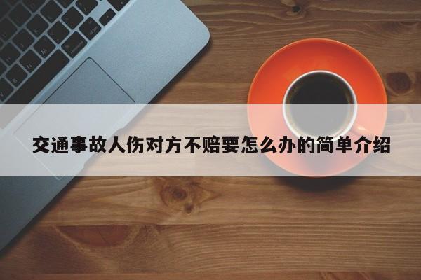 交通事故人伤对方不赔要怎么办的简单介绍