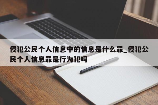 侵犯公民个人信息中的信息是什么罪_侵犯公民个人信息罪是行为犯吗