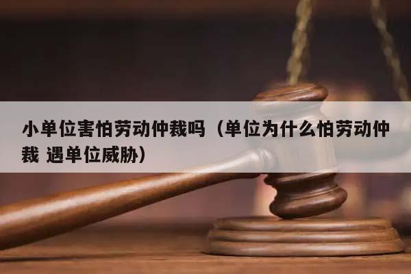 小单位害怕劳动仲裁吗（单位为什么怕劳动仲裁 遇单位威胁）