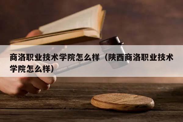 商洛职业技术学院怎么样（陕西商洛职业技术学院怎么样）