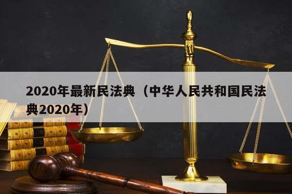 2020年最新民法典（中华人民共和国民法典2020年）