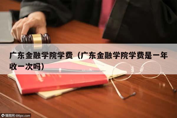 广东金融学院学费（广东金融学院学费是一年收一次吗）