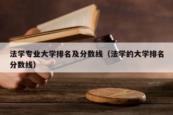 法学专业大学排名及分数线（法学的大学排名分数线）