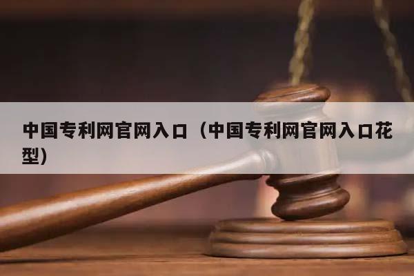 中国专利网官网入口（中国专利网官网入口花型）