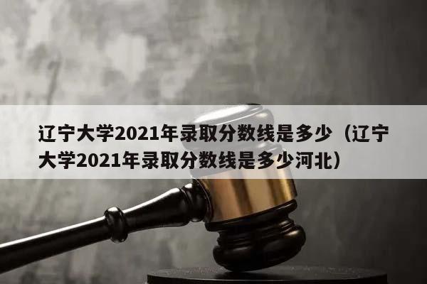 辽宁大学2021年录取分数线是多少（辽宁大学2021年录取分数线是多少河北）