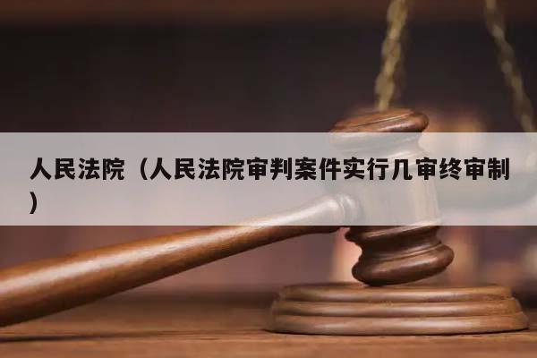 人民法院（人民法院审判案件实行几审终审制）