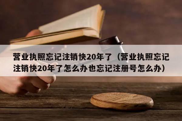 营业执照忘记注销快20年了（营业执照忘记注销快20年了怎么办也忘记注册号怎么办）