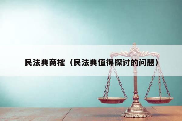 民法典商榷（民法典值得探讨的问题）