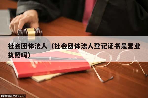 社会团体法人（社会团体法人登记证书是营业执照吗）