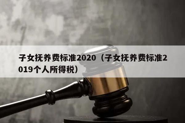 子女抚养费标准2020（子女抚养费标准2019个人所得税）