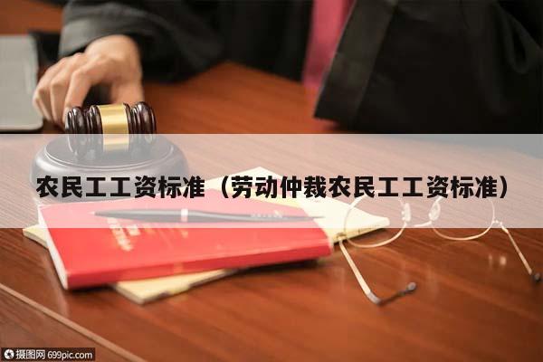 农民工工资标准（劳动仲裁农民工工资标准）