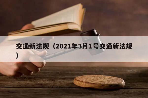 交通新法规（2021年3月1号交通新法规）