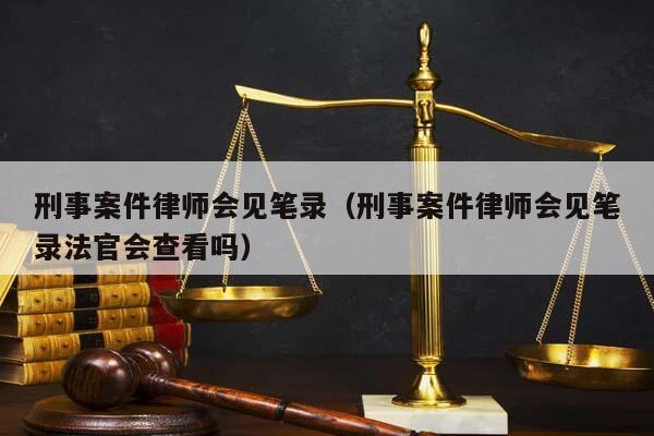 刑事案件律师会见笔录（刑事案件律师会见笔录法官会查看吗）