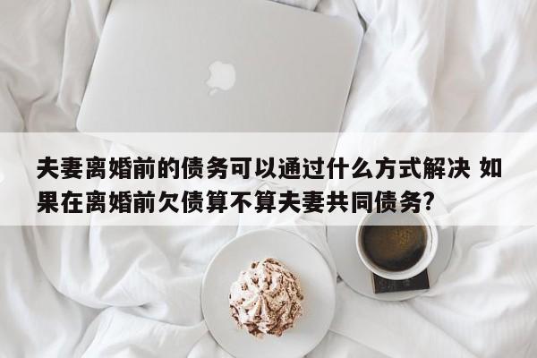 夫妻离婚前的债务可以通过什么方式解决 如果在离婚前欠债算不算夫妻共同债务?