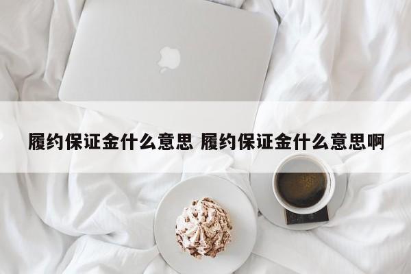 履约保证金什么意思 履约保证金什么意思啊